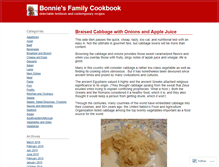 Tablet Screenshot of bonniesfamilycookbook.com